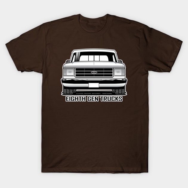 Eighth Gen Truck / Bricknose Grille 1987 - 1991 T-Shirt by RBDesigns